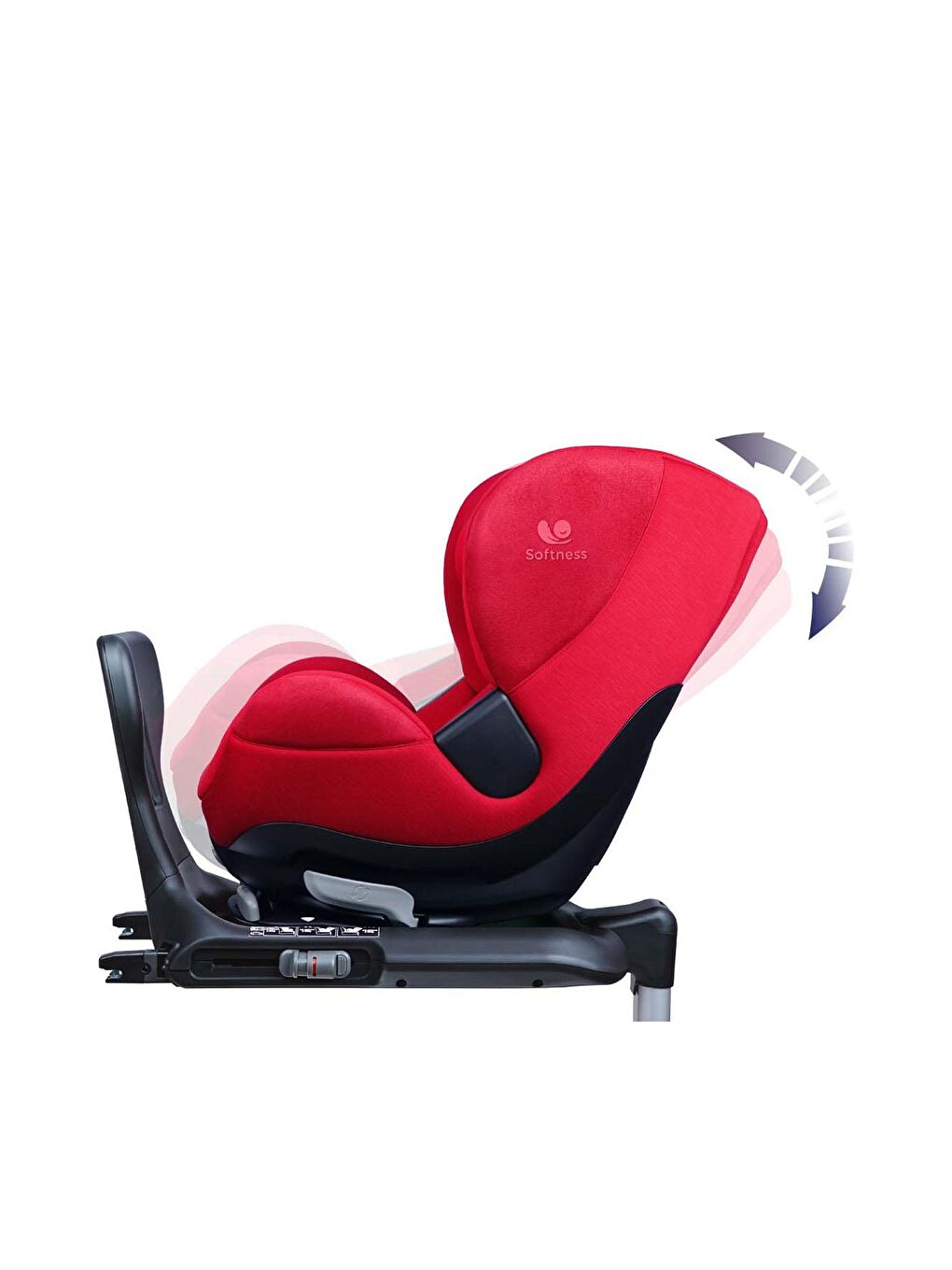 Renolux Kırmızı Gaia I-Size Softness Isofix 40-105 cm (0-18 Kg) Oto Koltuğu Kırmızı - 4