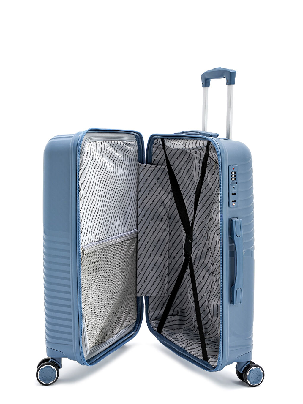 Mavi İthal Pp Elegance Orta Boy Valiz-5