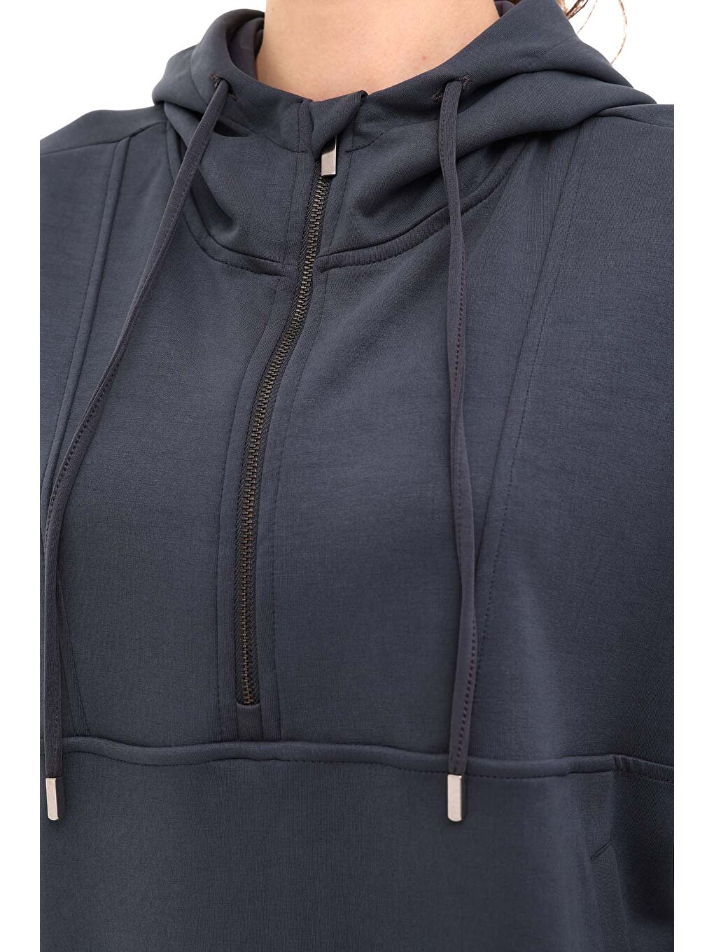 Gri WL 17GORZO 5PR Antrasit Kadın Sweatshirt-3