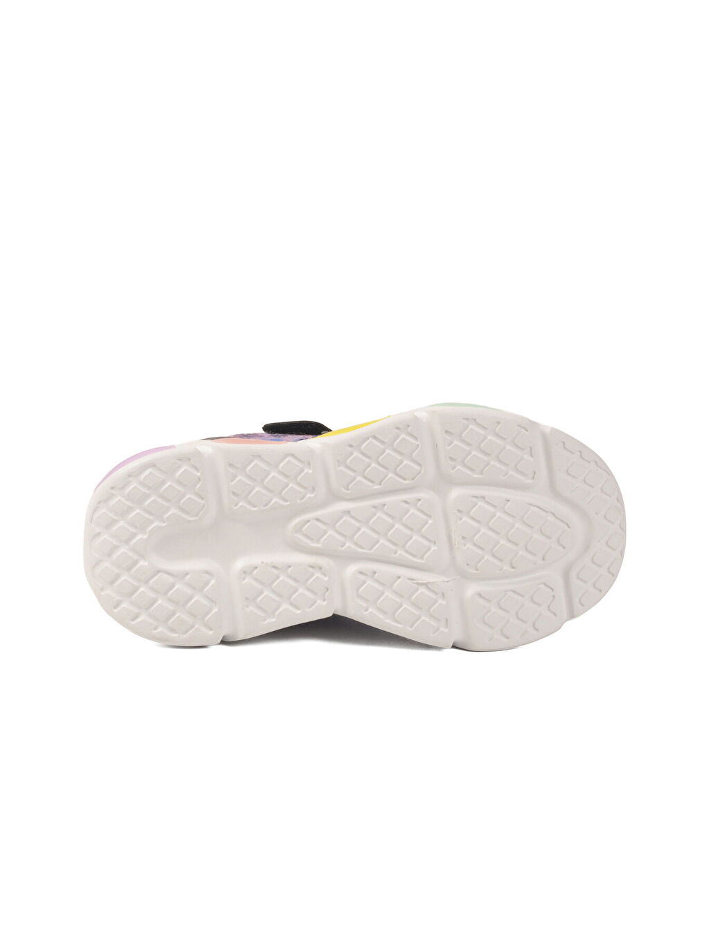 Siyah Cırtlı Işıklı Hafif Kız Çocuk Spor Ayakkabı 1998 P-4