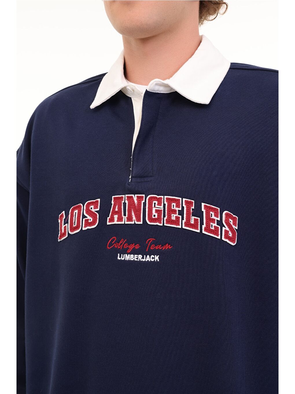 ML FRAN 16ID110 5PR Lacivert Erkek Sweatshirt-3