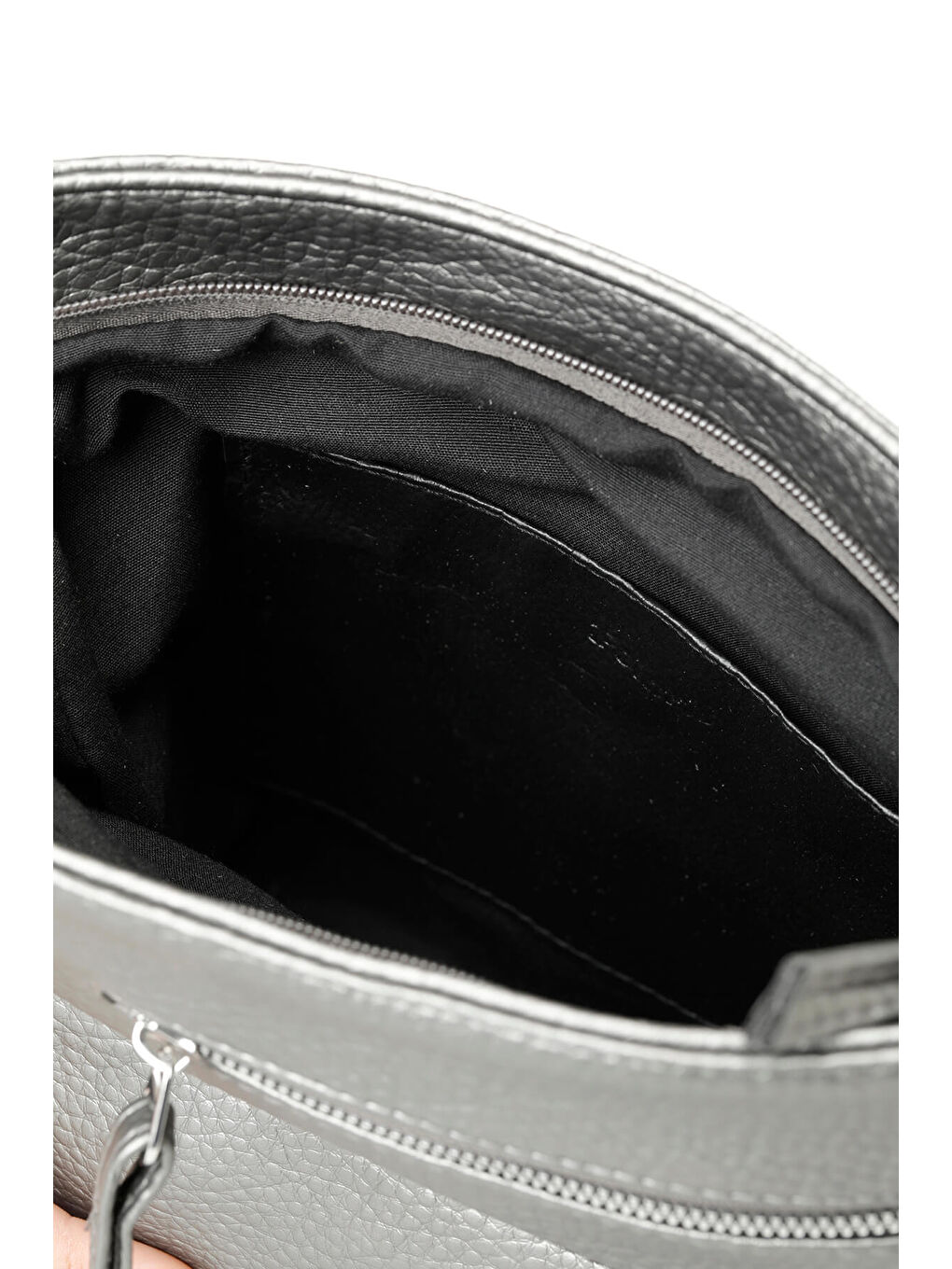 Gri NTRL COKGOZLU CPRZ 5FX Antrasit Kadın Çapraz Çanta-2