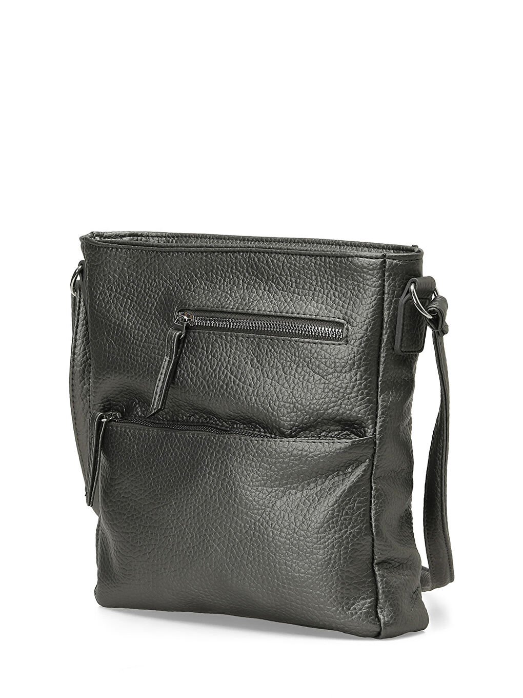 Gri NTRL COKGOZLU CPRZ 5FX Antrasit Kadın Çapraz Çanta-3