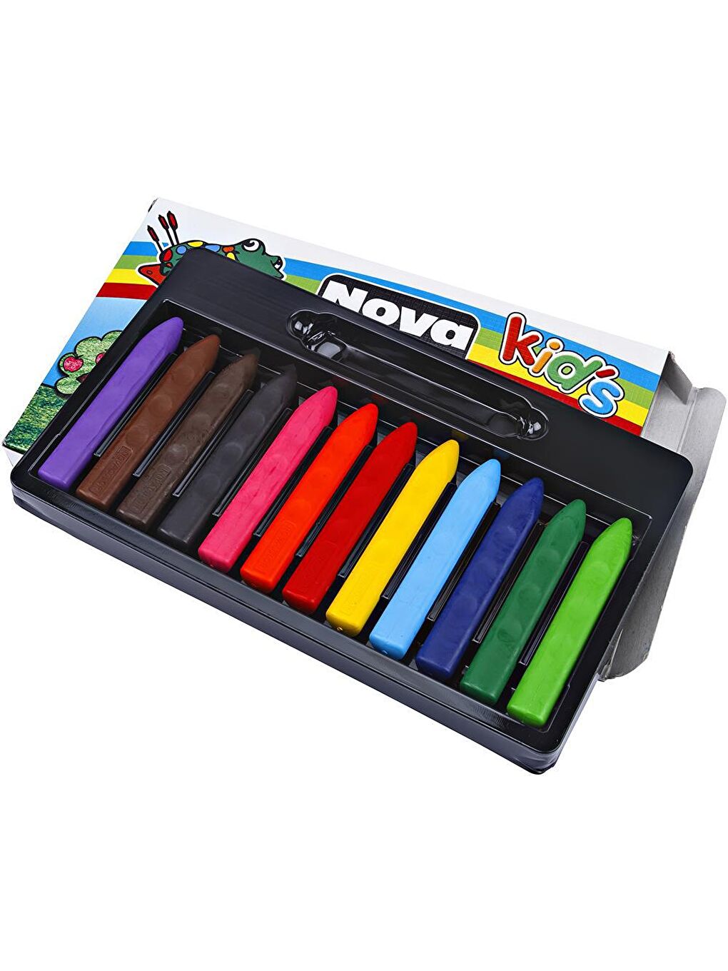 Jumbo 12 Renk Silinebilir Mum Boya NC-2124-1