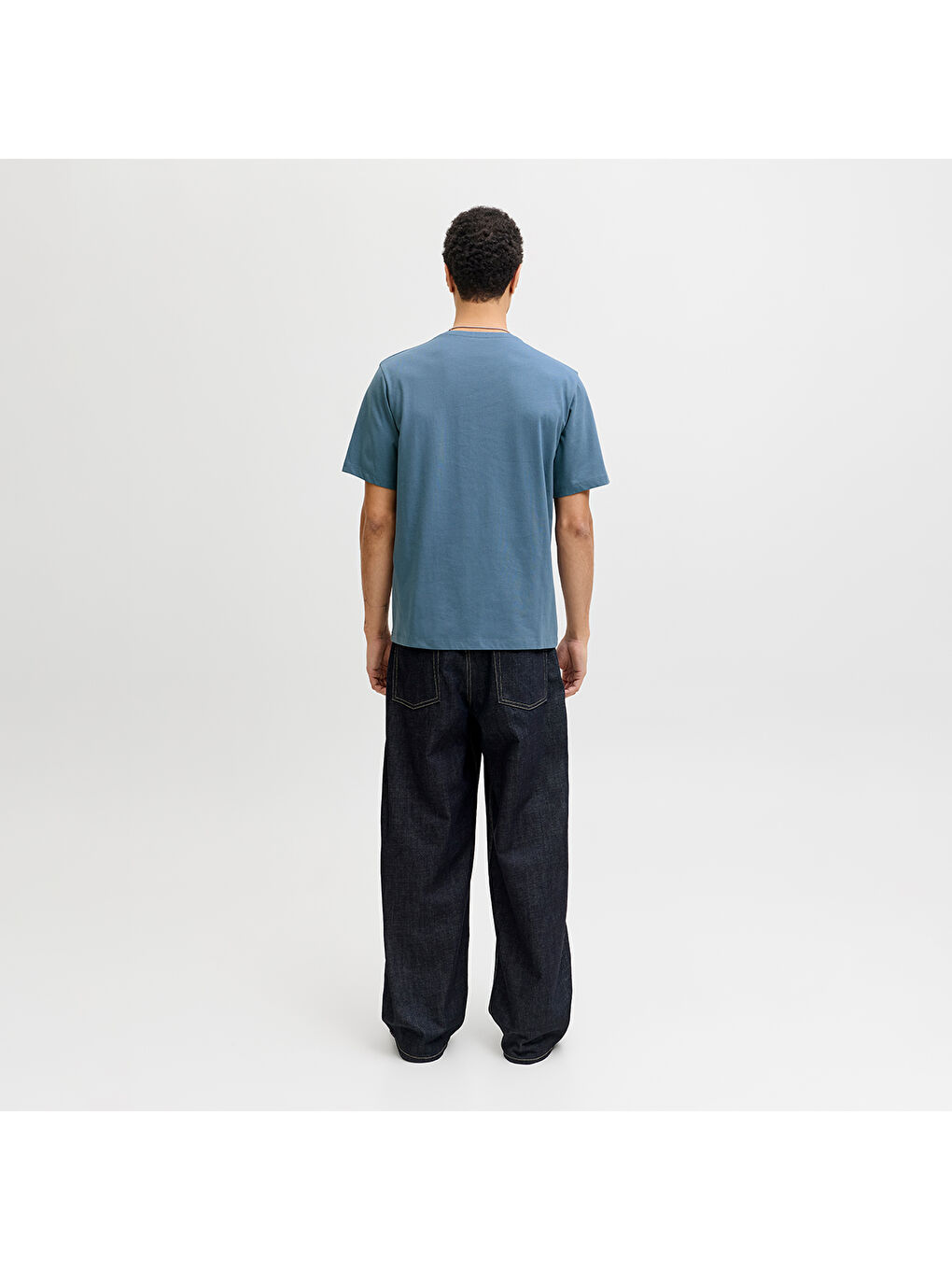 Corp Graphic Erkek Mavi Tişört-1