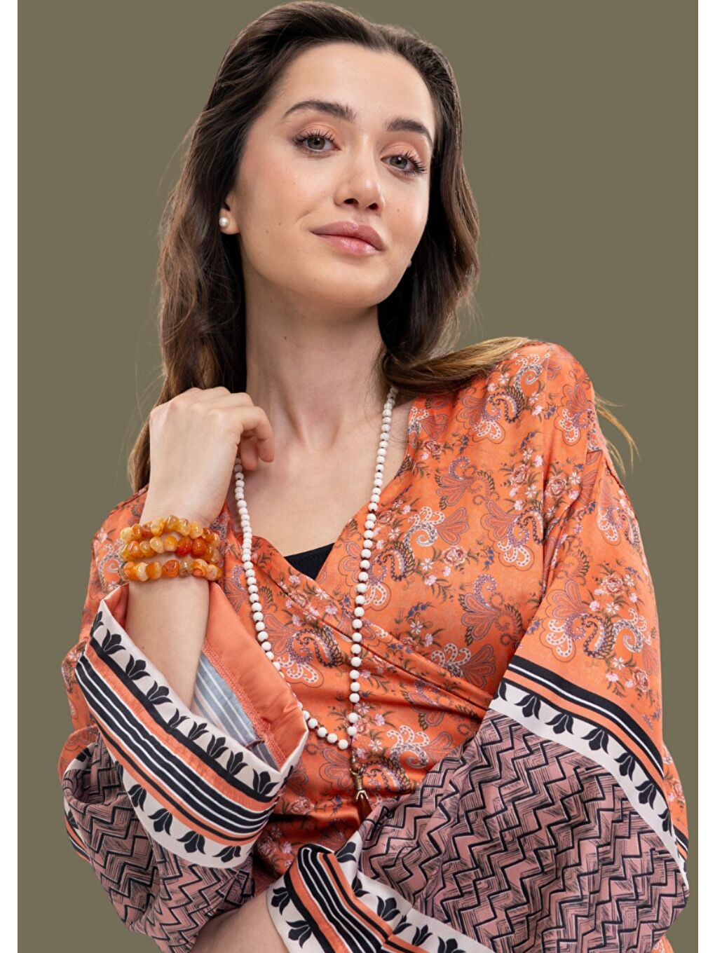 Karışık İspanyol Kimono