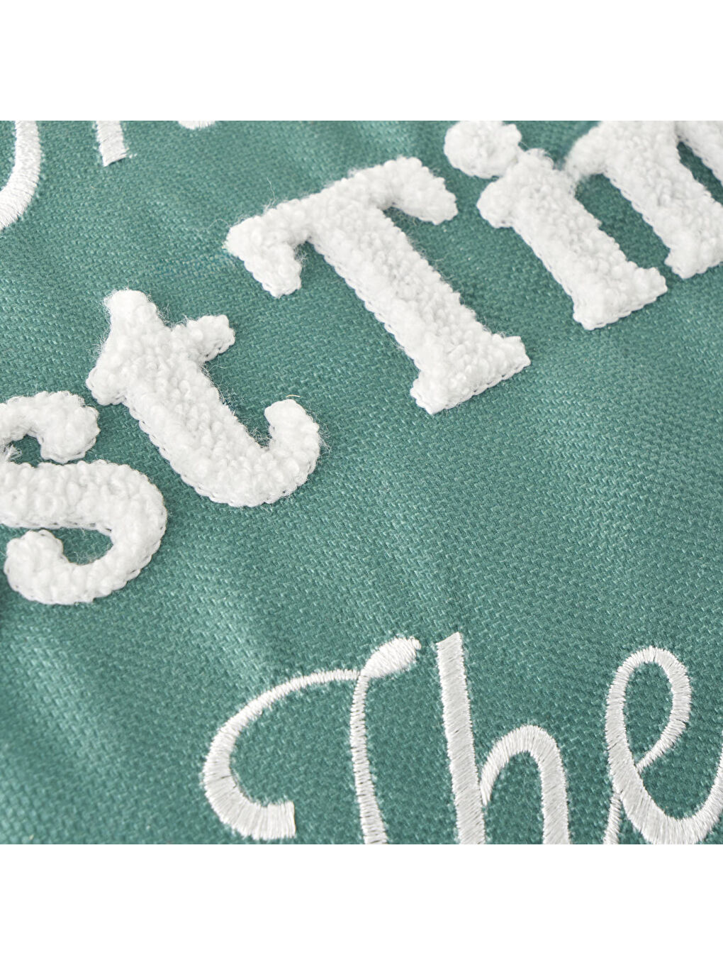 New Year Yılbaşı Kırlent Kılıfı Yeşil (35x50 cm)-2