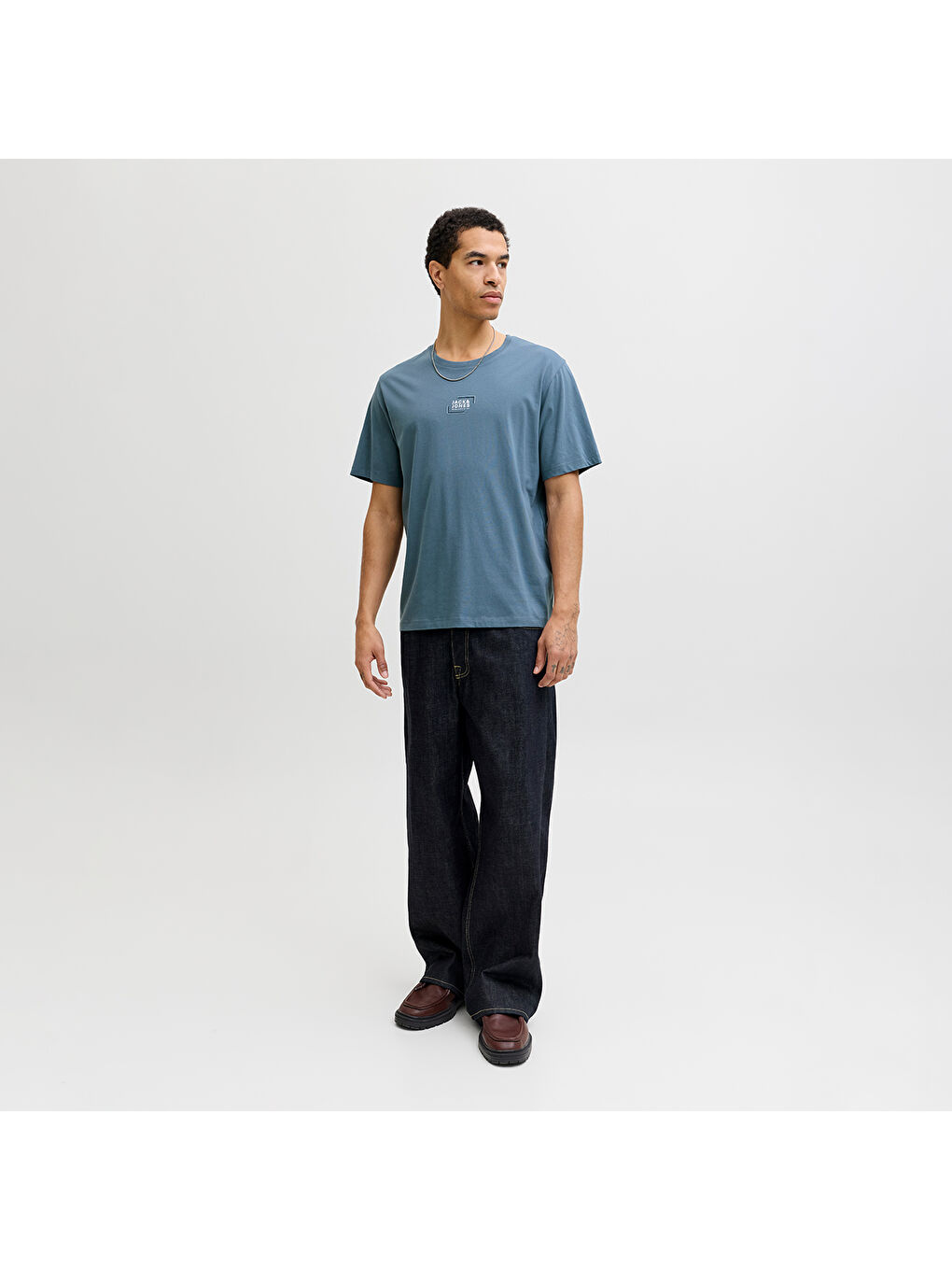 Corp Graphic Erkek Mavi Tişört-2