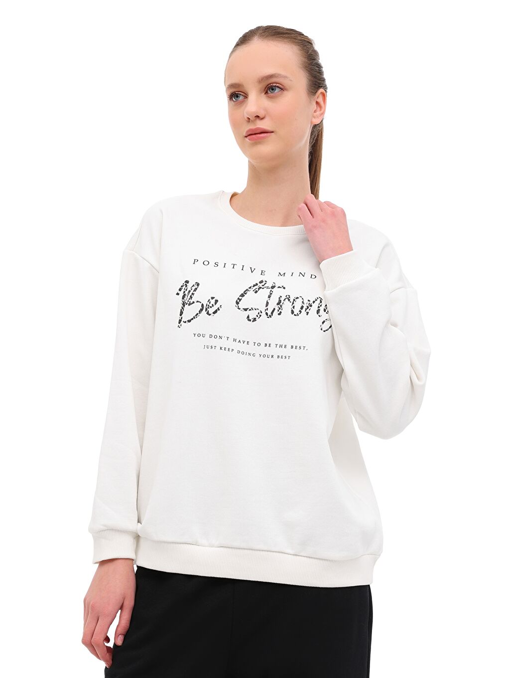 Bej WL 16BEATA 5PR Ekru Kadın Sweatshirt