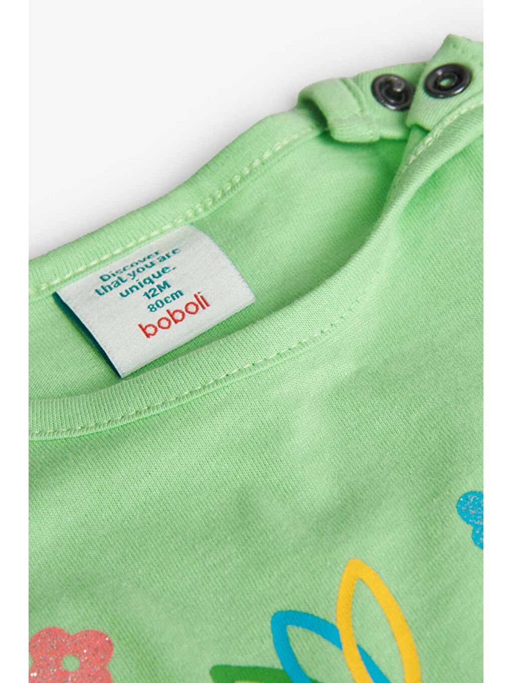Yeşil Kız Çocuk Tişört-2