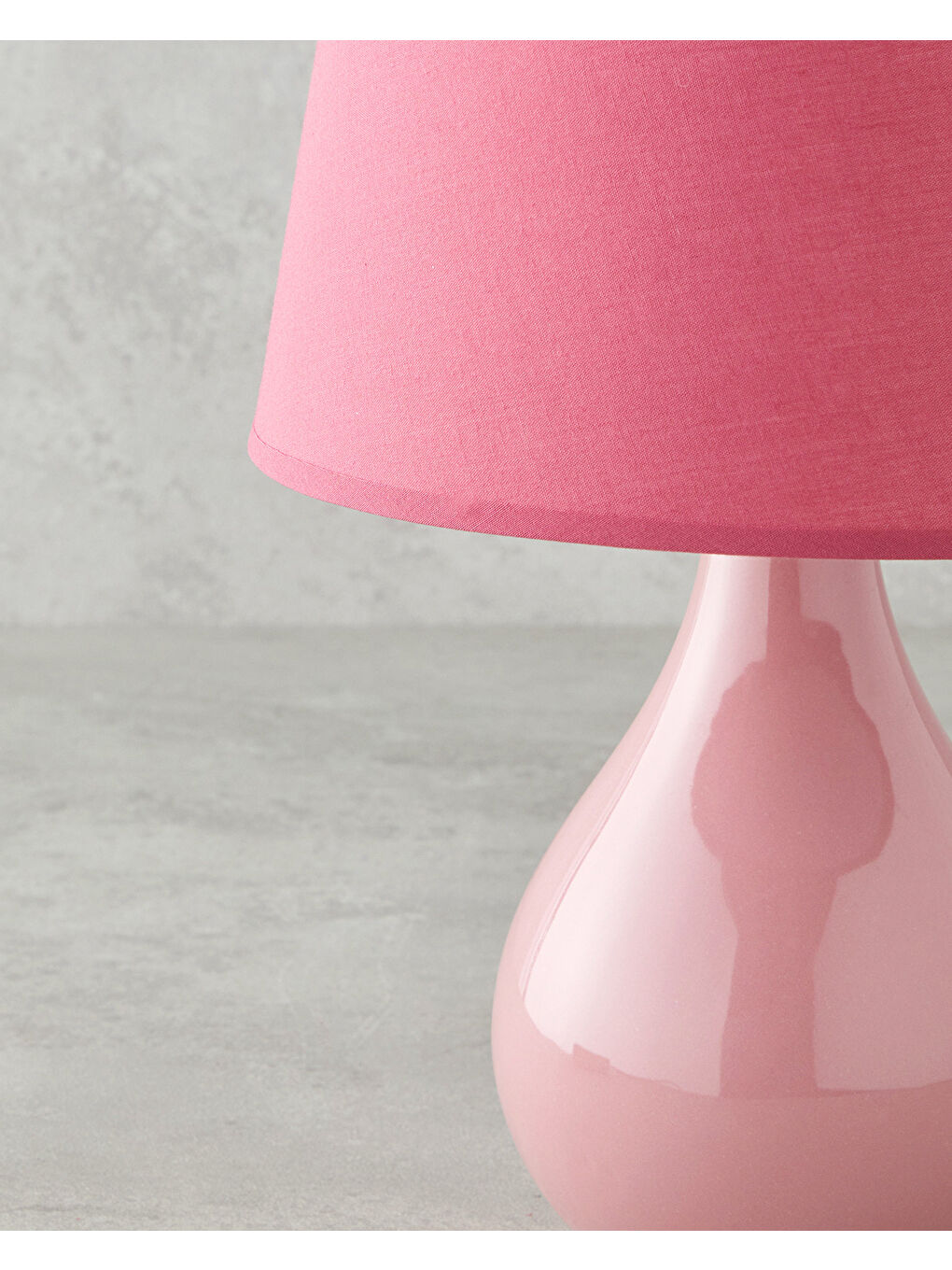 English Home Pembe Stena Abajur 33 cm Pudra - 2
