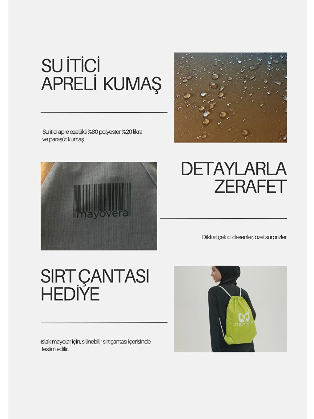 Antrasit Spor Ombreli Tek Üst Mayo-4