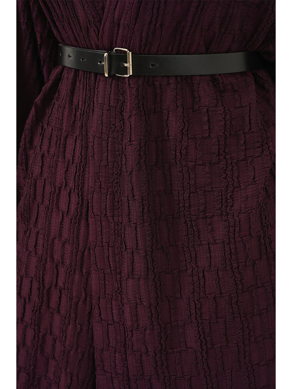 Kadın Kimono Pantolon İkili Takım 30078 - Bordo-6