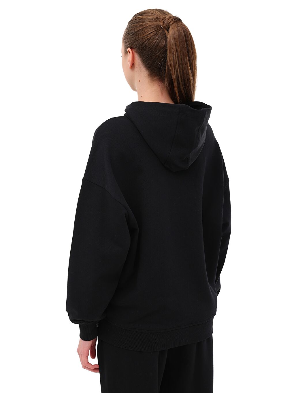 WL 17PERY 5PR Siyah Kadın Sweatshirt-1