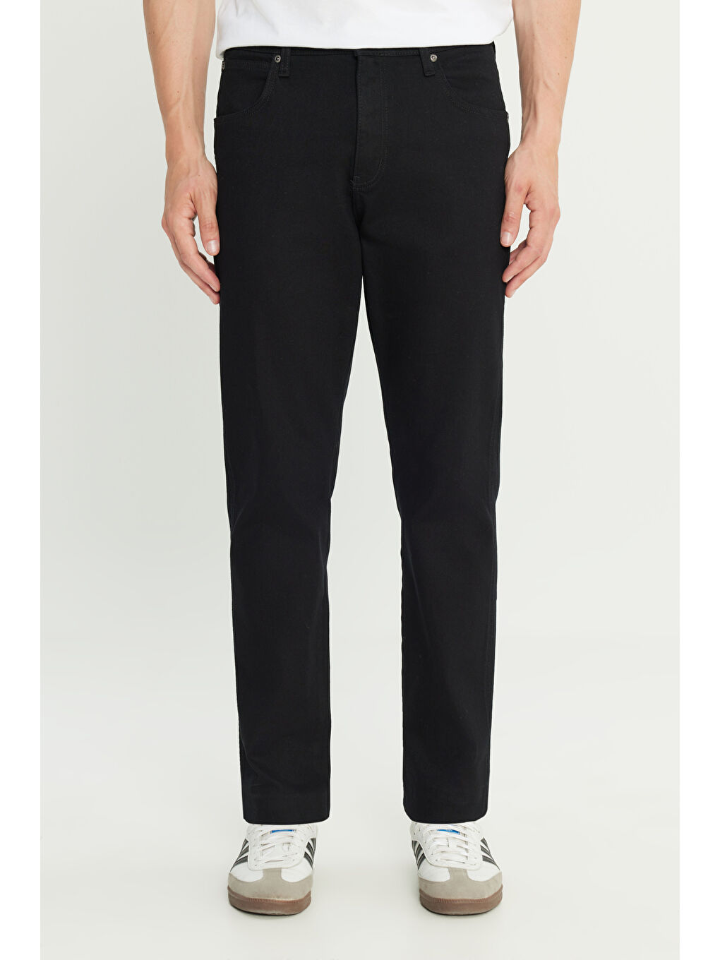 Siyah Arizona Straight Fit Normal Bel 5 Cep Esnek Pantolon-2