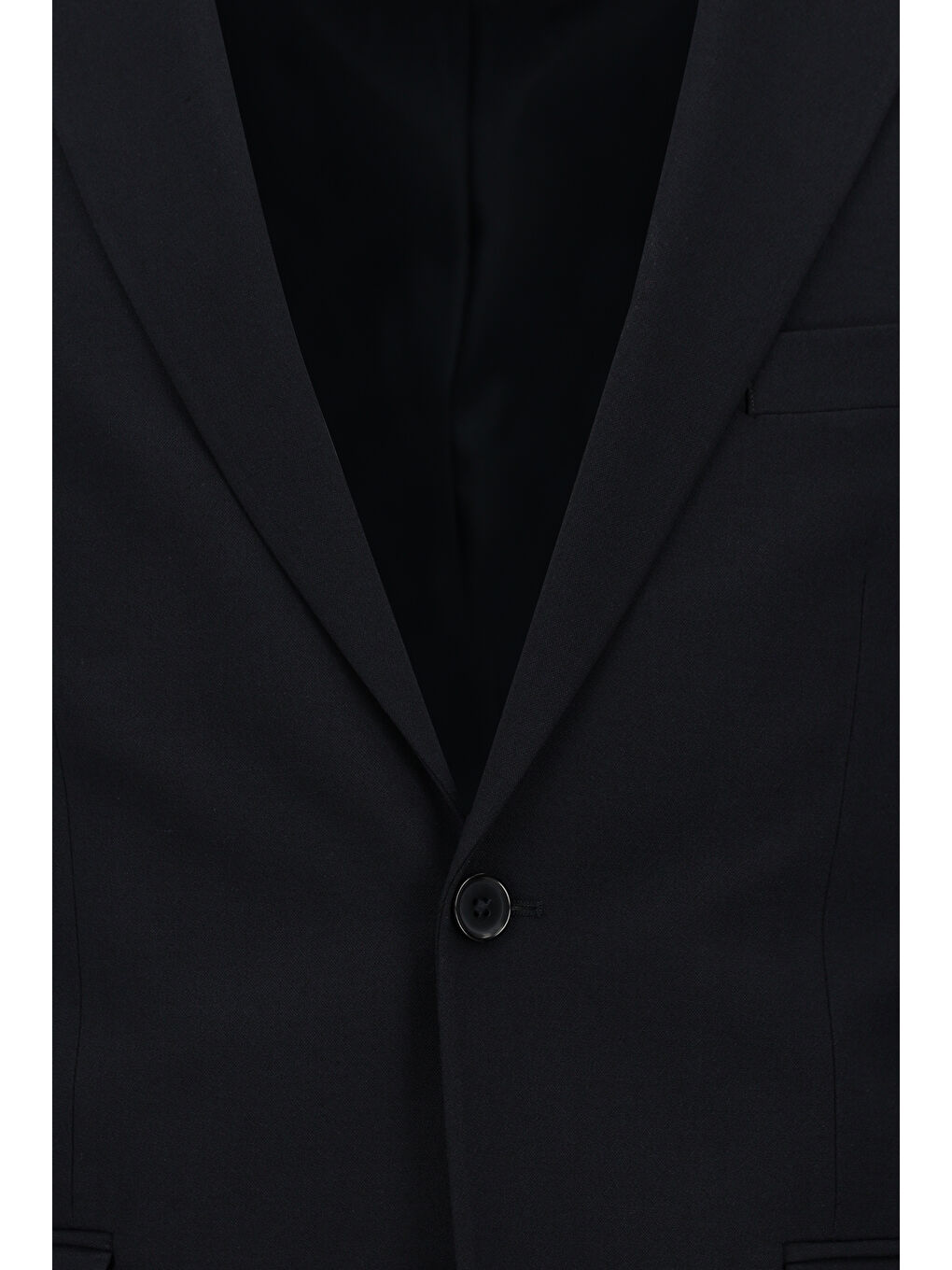 Lacivert 4 Drop Relaxed Fit Rahat Kesim Yünlü Takım Elbise-3