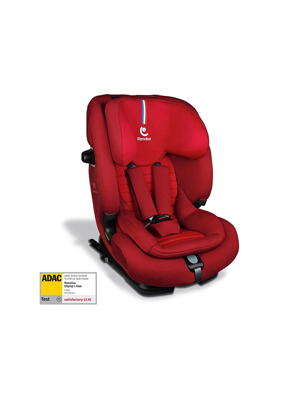 Renolux Kırmızı Olymp I-Size Softness Isofix 76-150 cm (9-36 Kg) Oto Koltuğu Kırmızı - 1