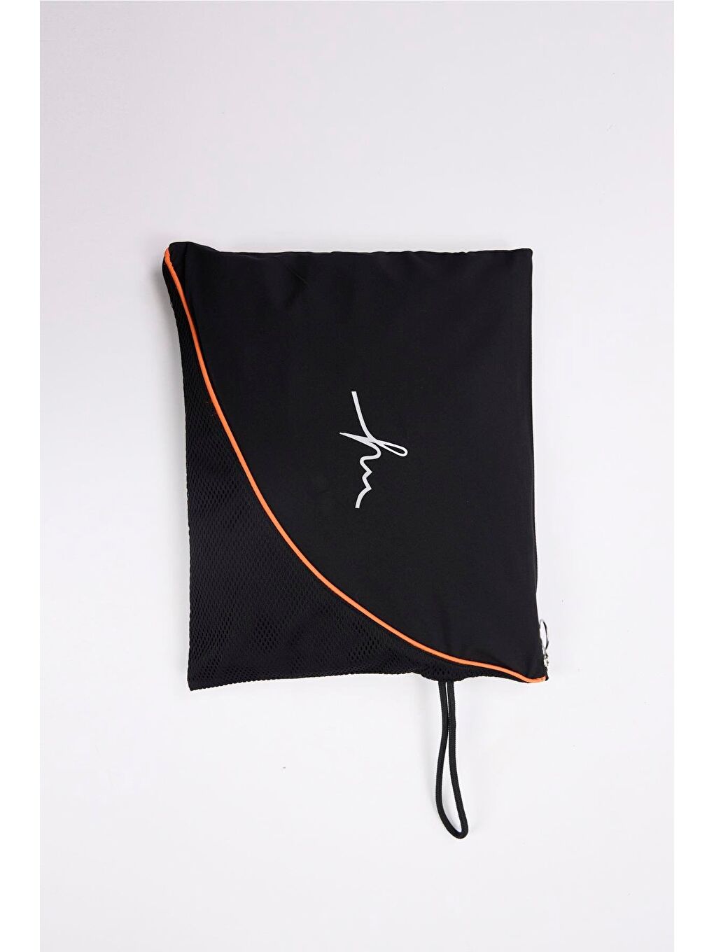 Performans Serisi Turuncu Biyeli Siyah 5 Parça Tam Tesettür Mayo Takımı 2019-11