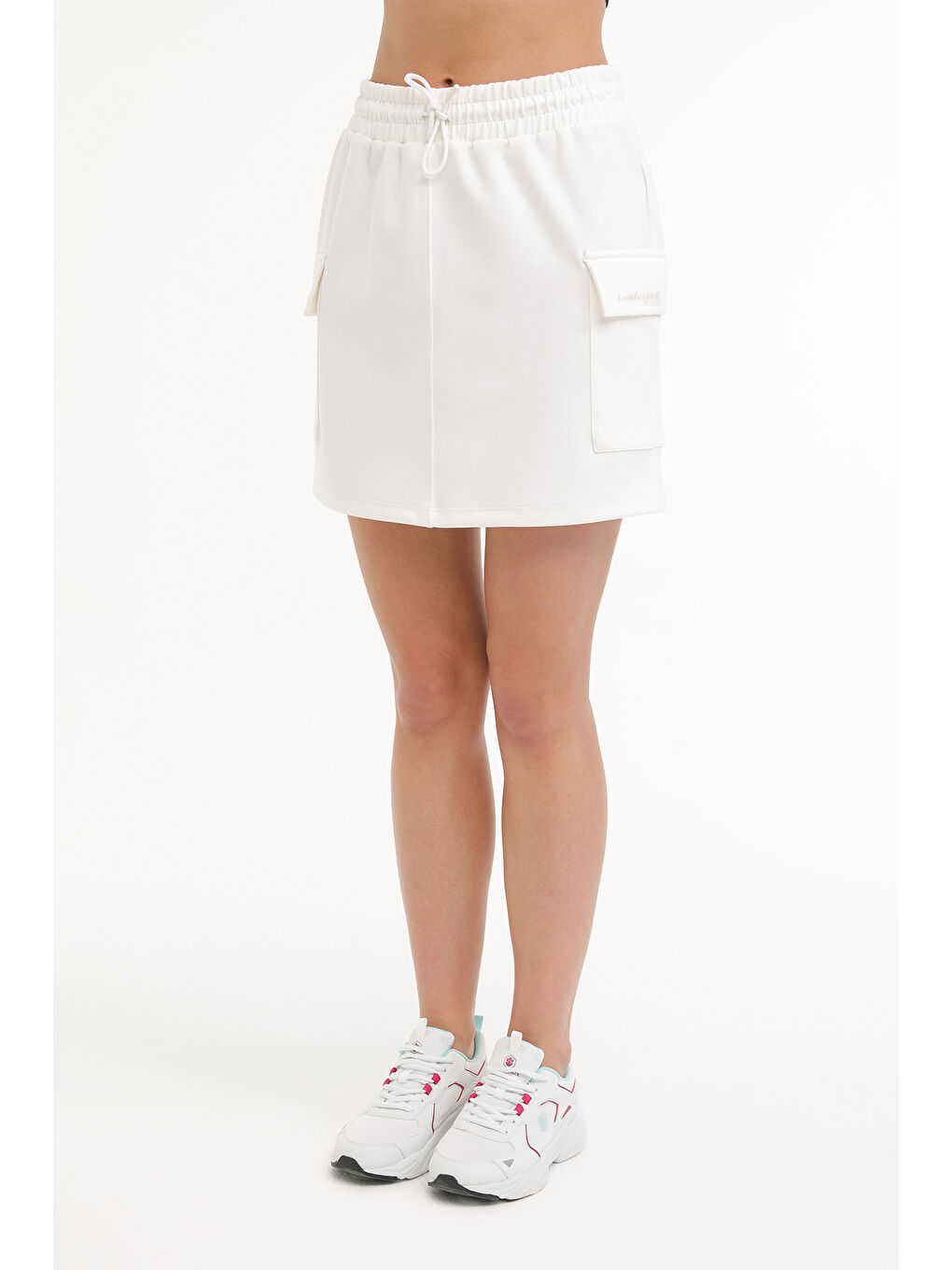 Bej WL GRETA 21SS146 4FX Ekru Kadın Etek