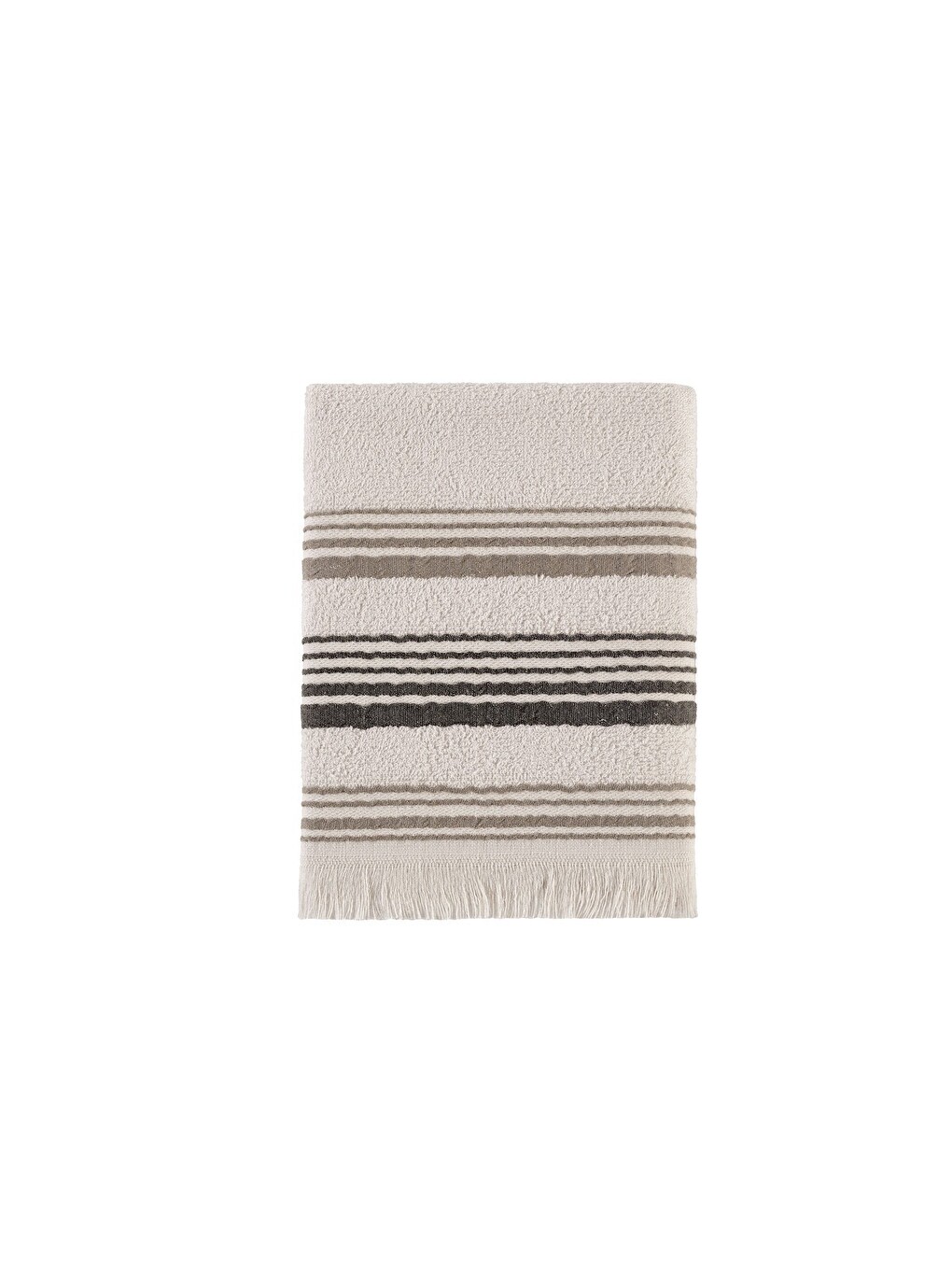 Bej New Derin Bambu Yüz Havlusu 50x90 Cm Vanilla Linen