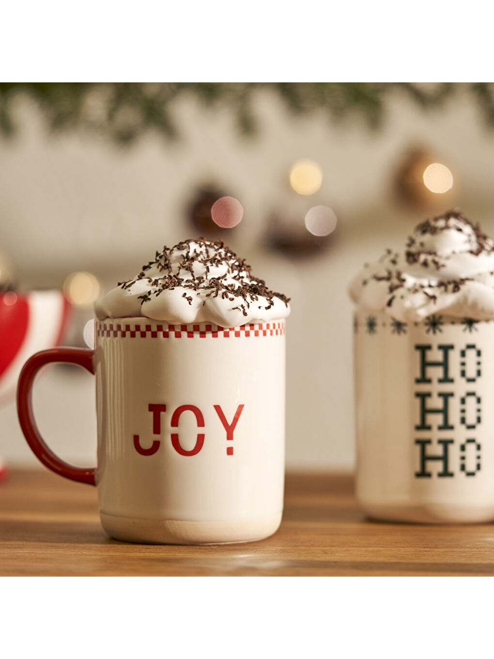 Joy Yılbaşı Stoneware Kupa Kırmızı (470 cc)-2