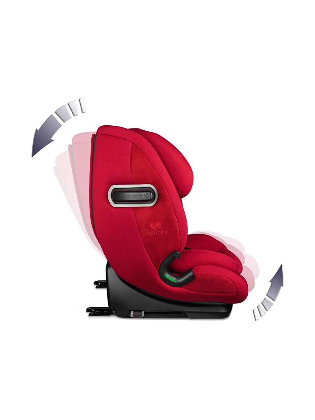 Renolux Kırmızı Olymp I-Size Softness Isofix 76-150 cm (9-36 Kg) Oto Koltuğu Kırmızı - 4