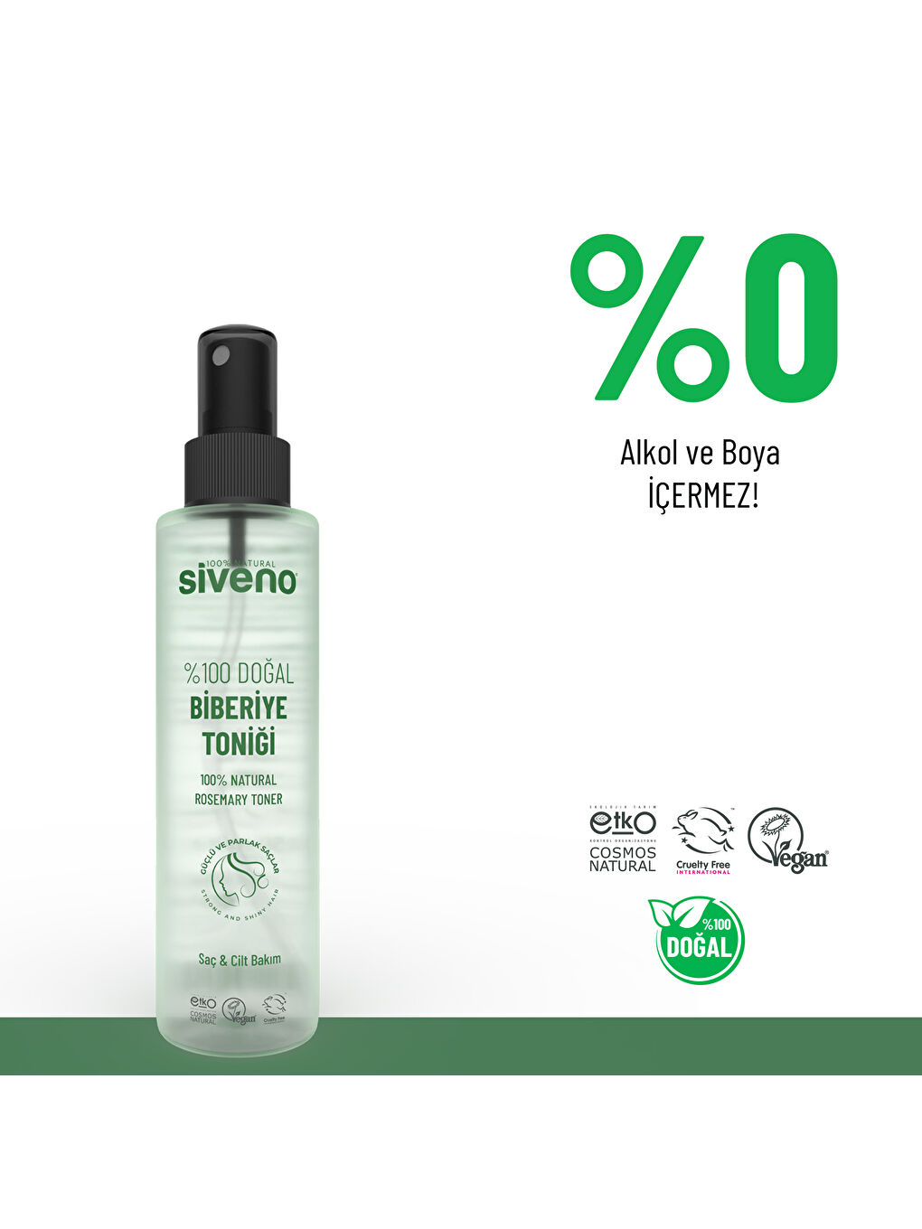 %100 Doğal Biberiye Suyu Saç Dökülmesi Karşıtı ve Hızlı Saç Uzatma Etkili Saç Toniği 150 ml-2