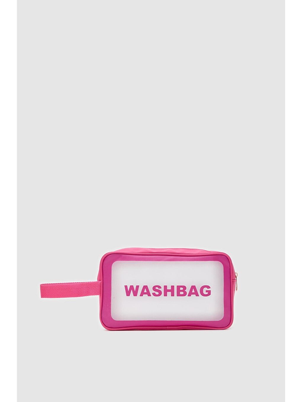 Wash Bag Su Geçirmez 3'Lü Kozmetik Çantası Pembe-5