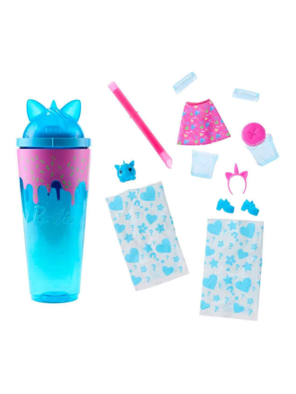 Barbie Pop Reveal Milkshake Serisi Mavi JCN86-2