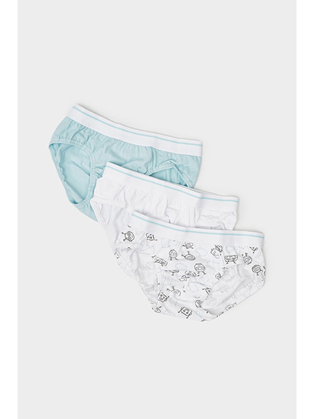 Karışık Erkek Çocuk 3'lü Slip Çamaşır-8