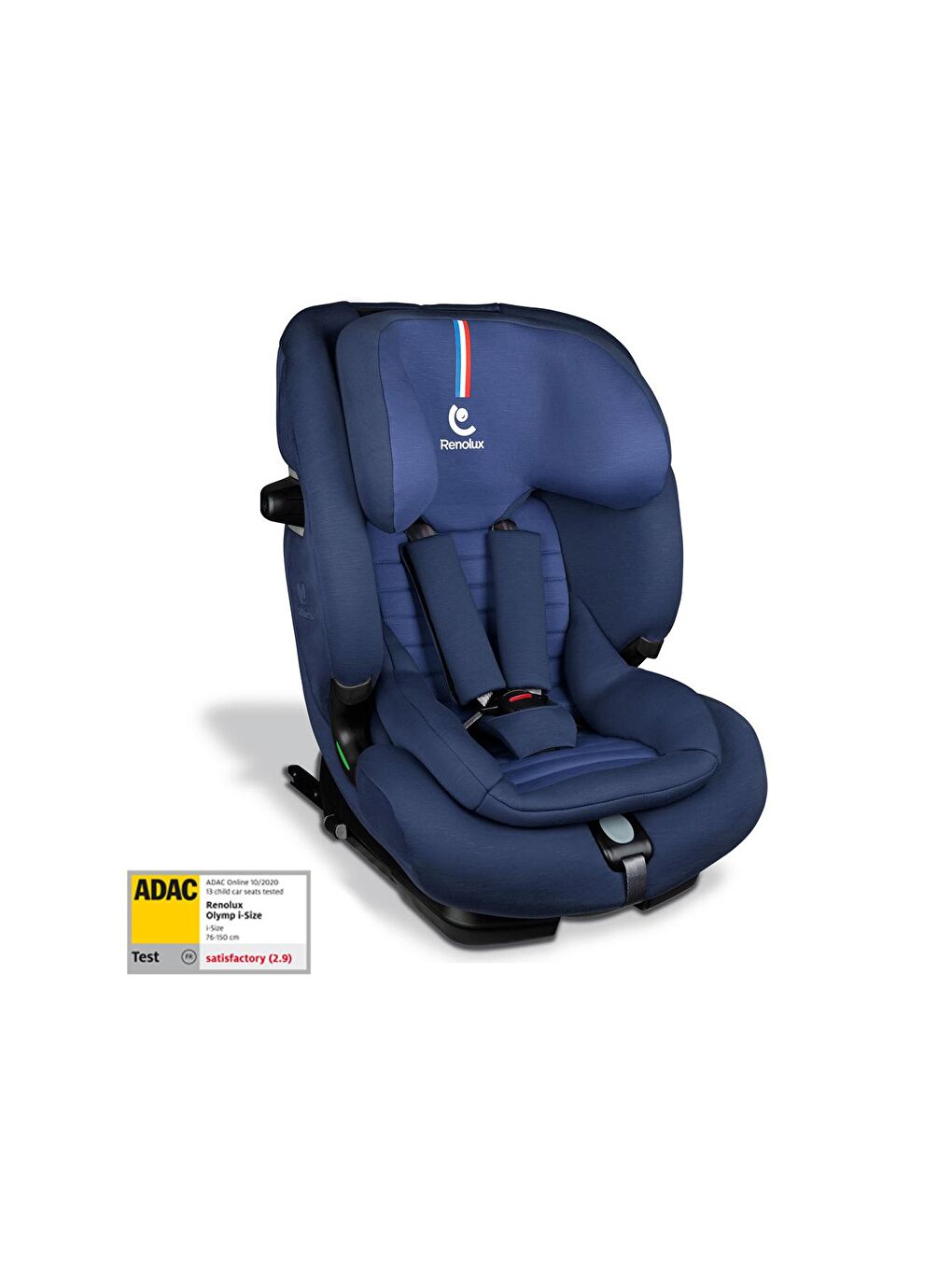 Renolux Lacivert Olymp I-Size Softness Isofix 76-150 cm (9-36 Kg) Oto Koltuğu Lacivert - 1