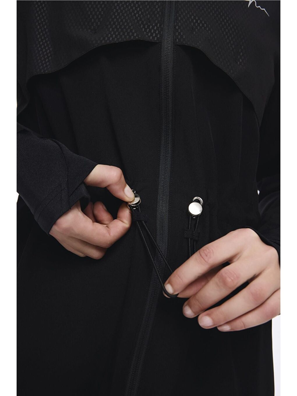 Performans Serisi Siyah Esnek Dokuma 6 Parça Tam Tesettür Mayo Takımı H-Per50 2020-6