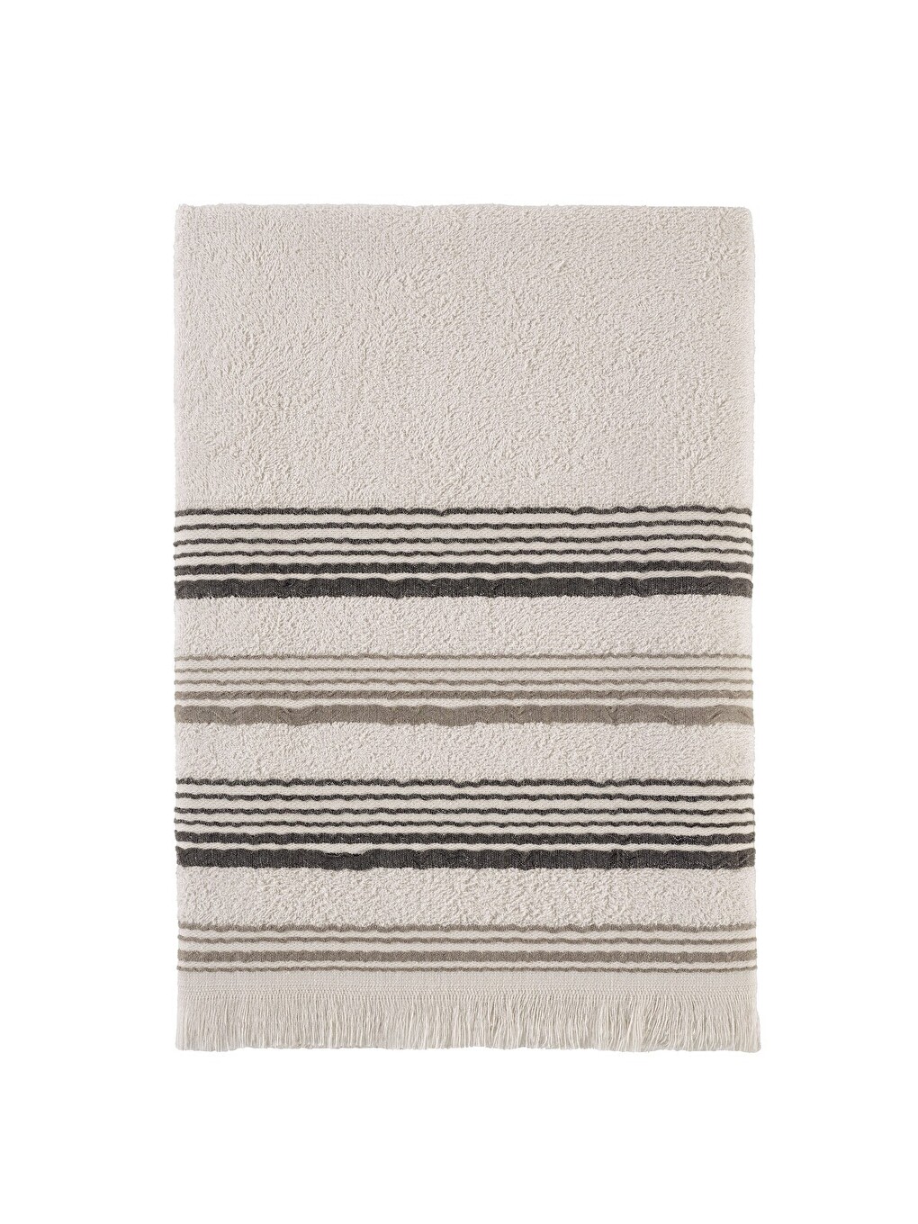 Bej New Derin Bambu Banyo Havlusu 80x150 Cm Vanilla Linen
