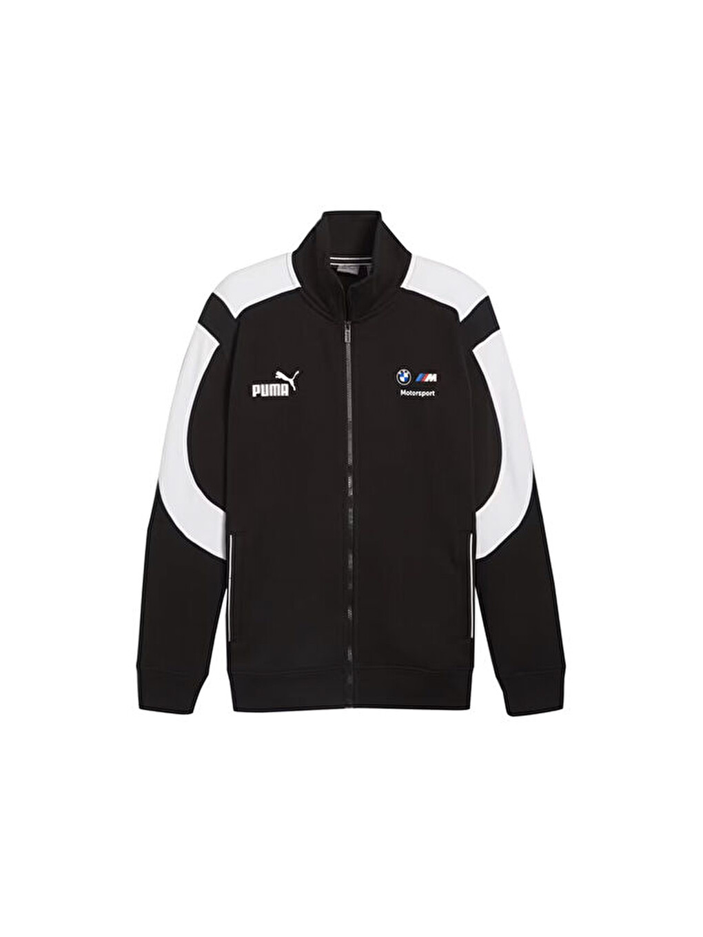 Ferrari Style Jacquard Polo Erkek Günlük Fermuarlı Sweatshirt 62413701 Siyah