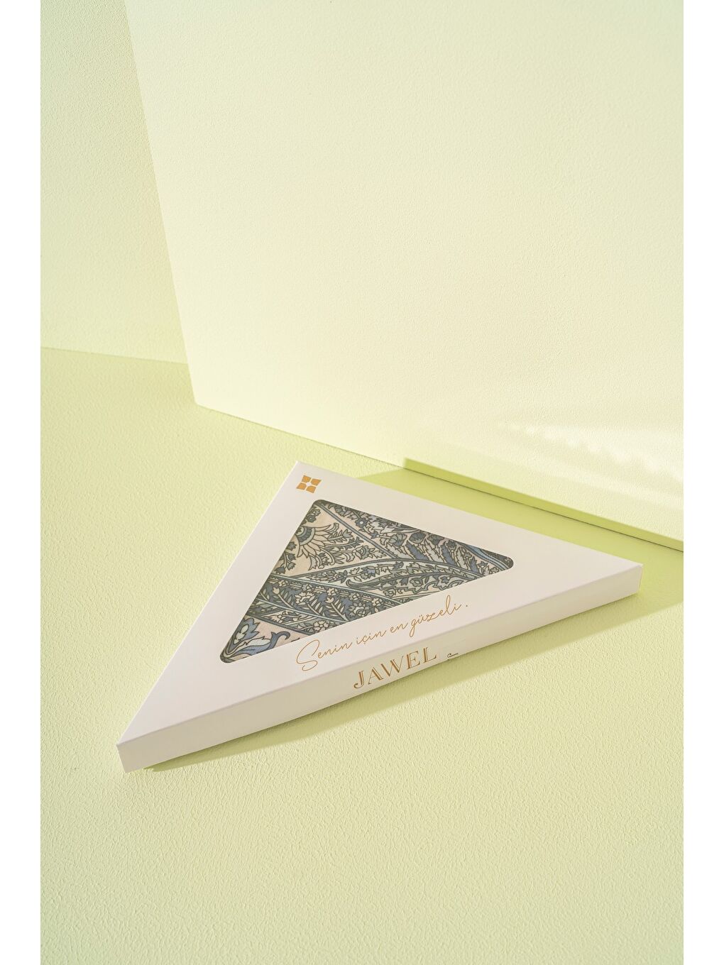 Mavi Kadın Etnik Desen Soft Nysa Şal-2