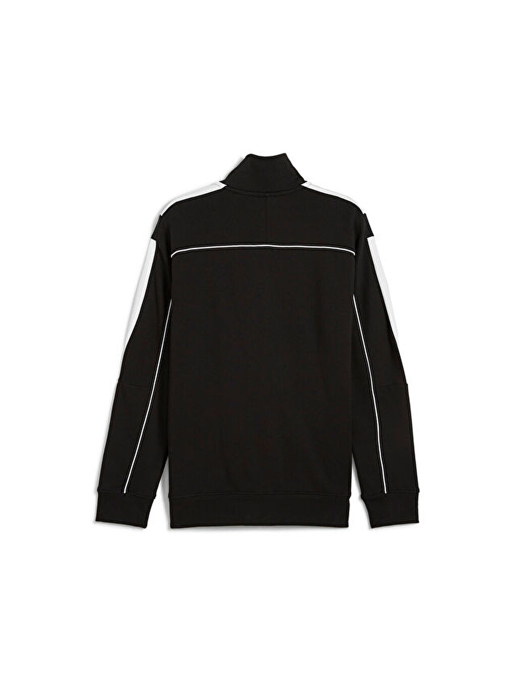 Ferrari Style Jacquard Polo Erkek Günlük Fermuarlı Sweatshirt 62413701 Siyah-1