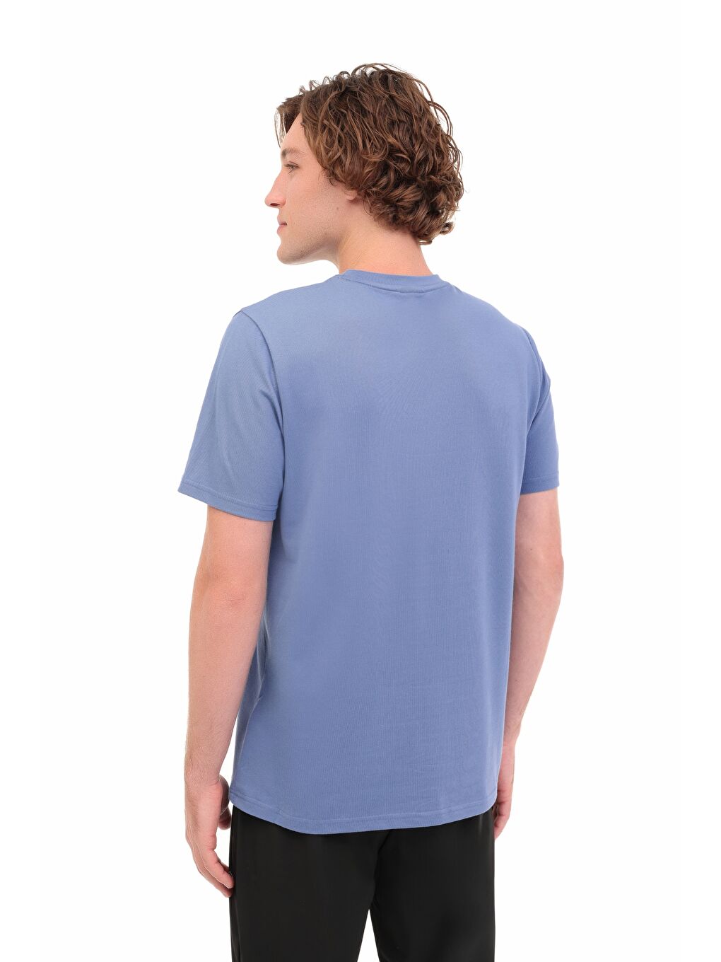 Karışık ML BAIC 11ITL806 5PR MAVI- Erkek Kısa Kol T-Shirt-1