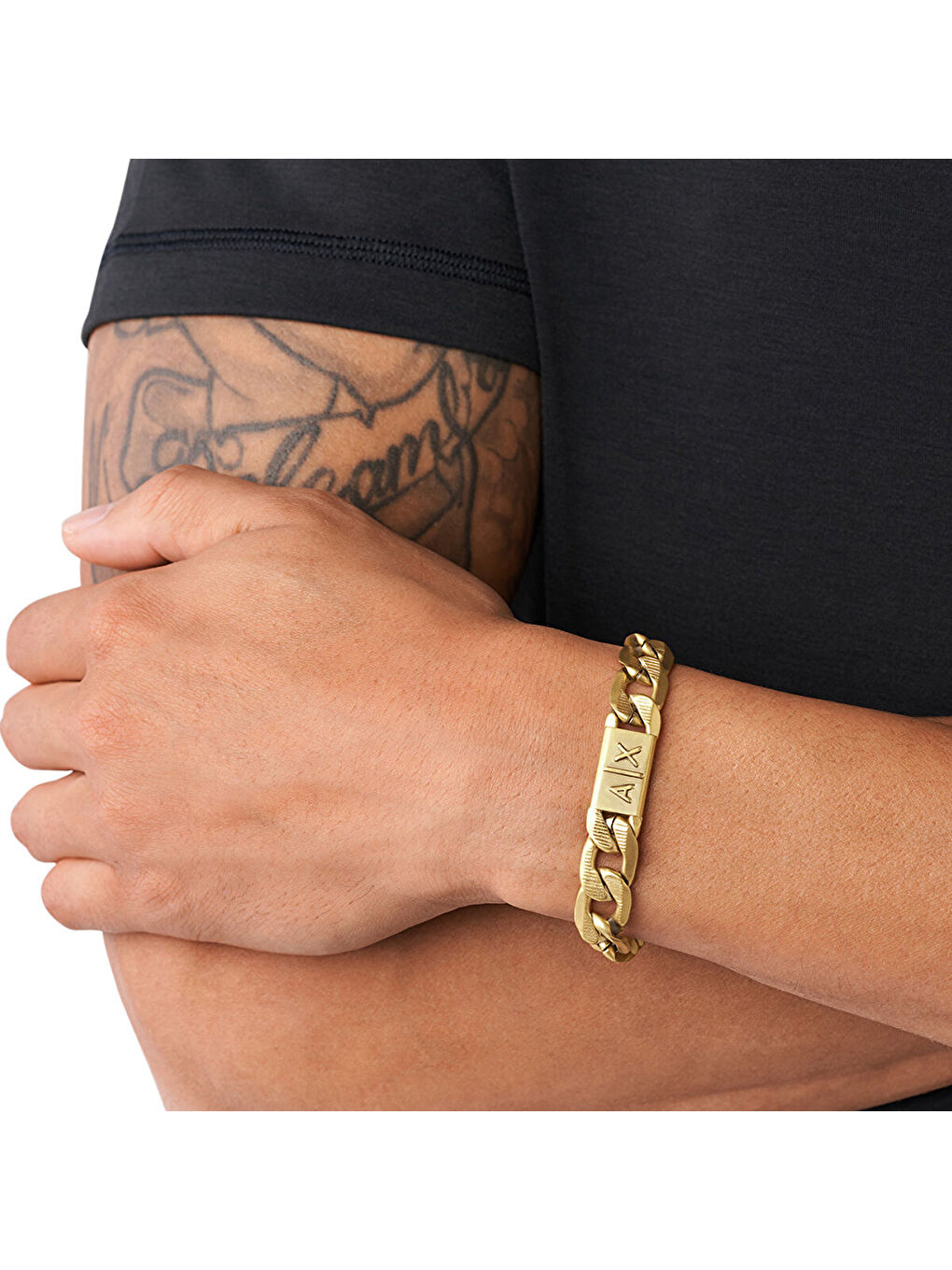 Sarı AXG0078-710 Erkek Bileklik-2