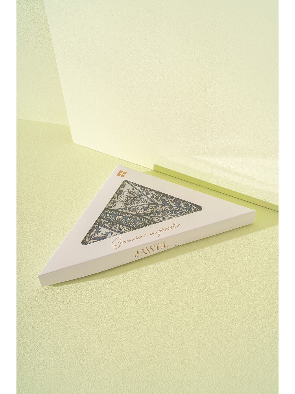 Lacivert Kadın Etnik Desen Soft Nysa Şal-2