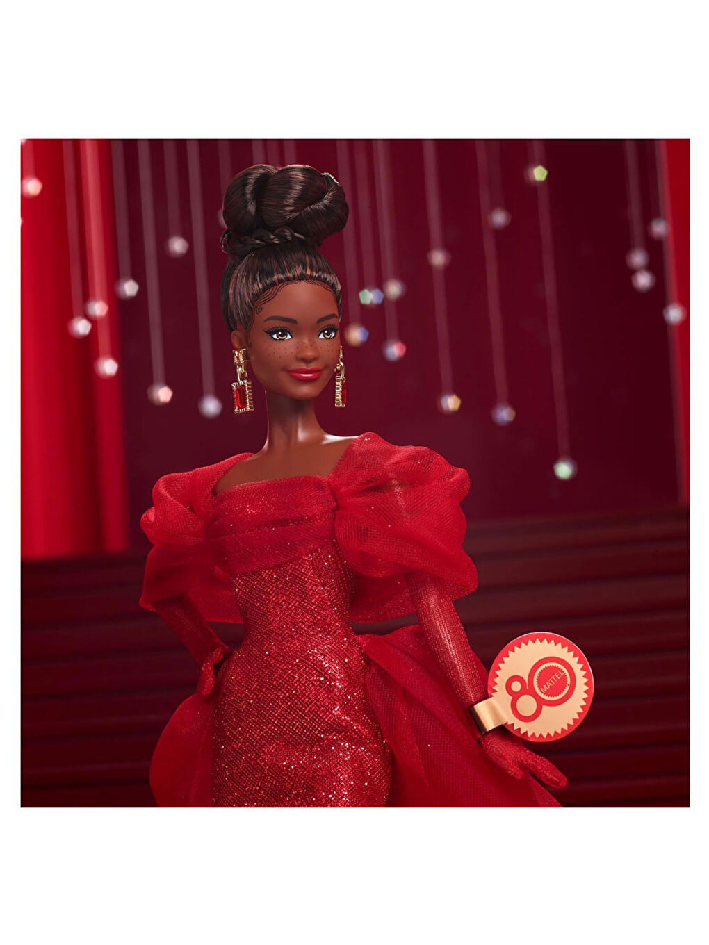 Barbie Mattel 80. Yıl Dönümü Koleksiyon Bebek Kumral JBJ18-3