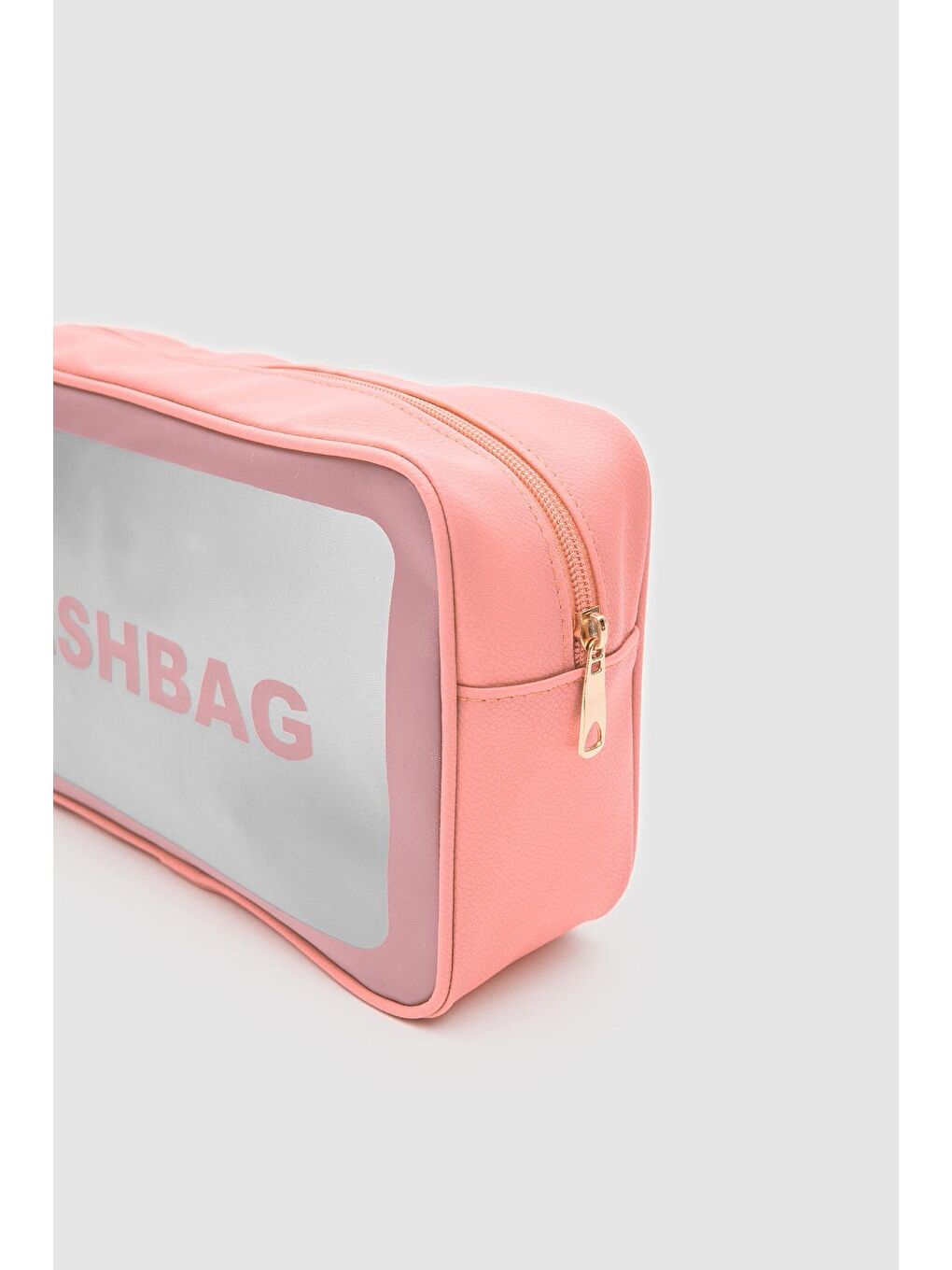 Wash Bag Su Geçirmez 3'Lü Kozmetik Çantası Somon-3