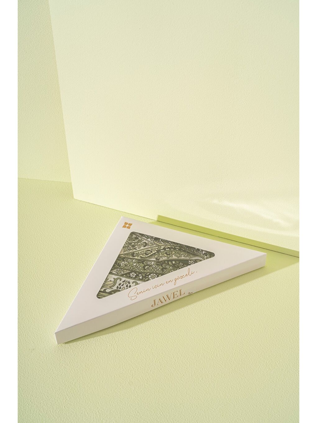 Haki Kadın Etnik Desen Soft Nysa Şal-2