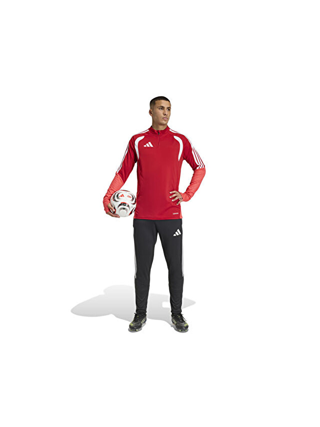 Tiro 26 Competition Top Erkek Futbol Antrenman Uzun Kollu Tişört Ka7559 Kırmızı-5