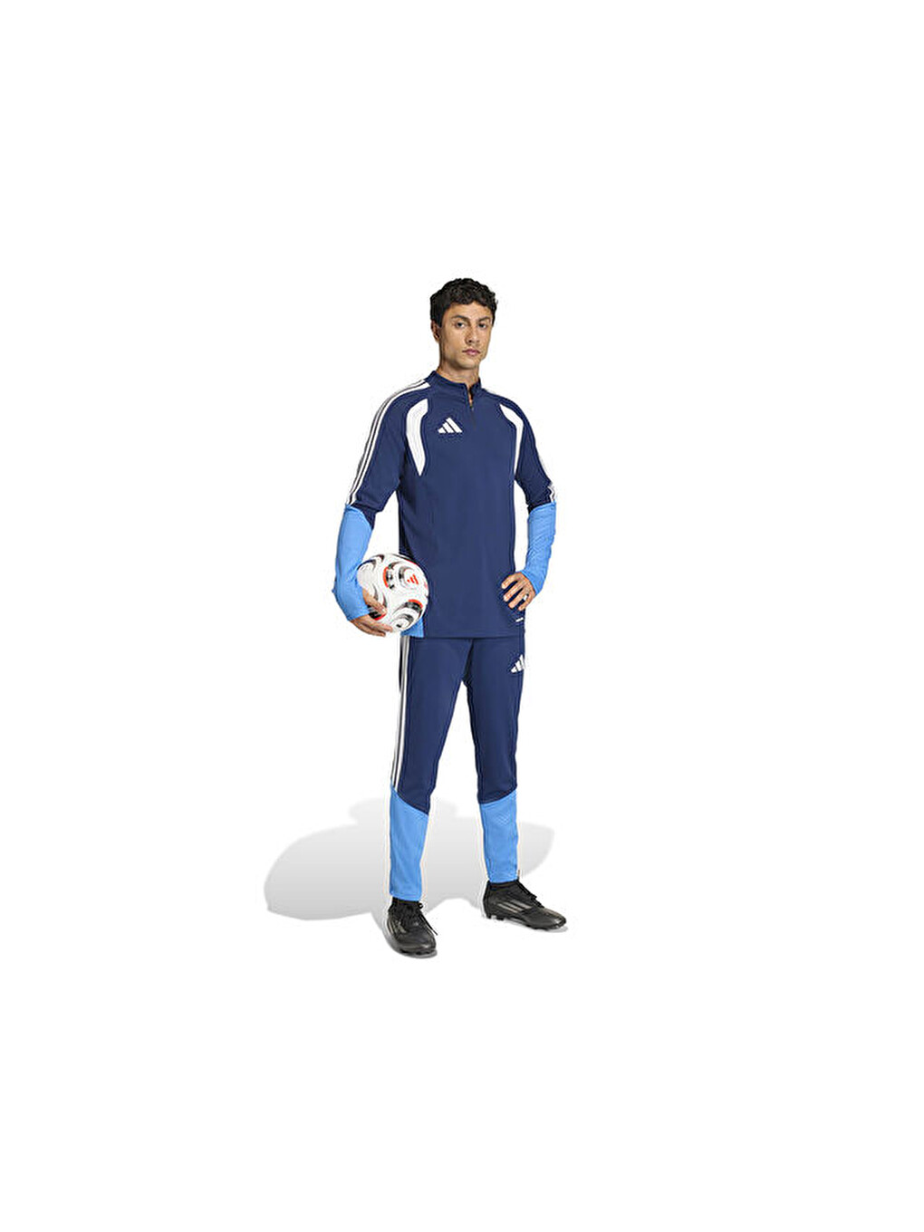 Tiro 26 Competition Top Erkek Futbol Antrenman Uzun Kollu Tişört Jy6398 Lacivert-5