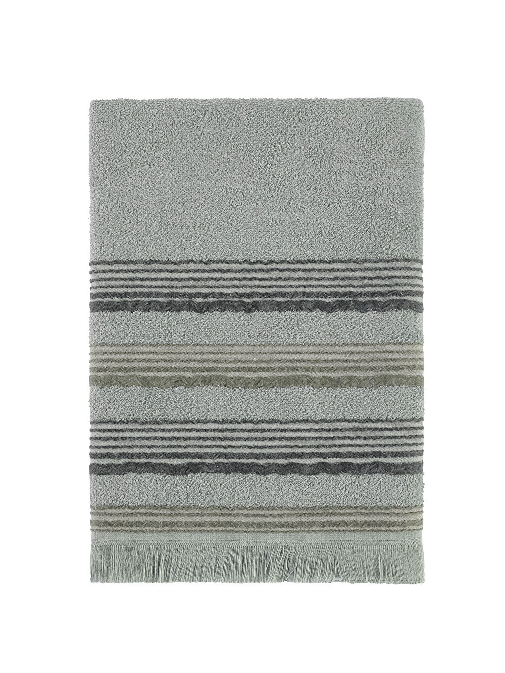 Yeşil New Derin Bambu Banyo Havlusu 80x150 Cm Moss