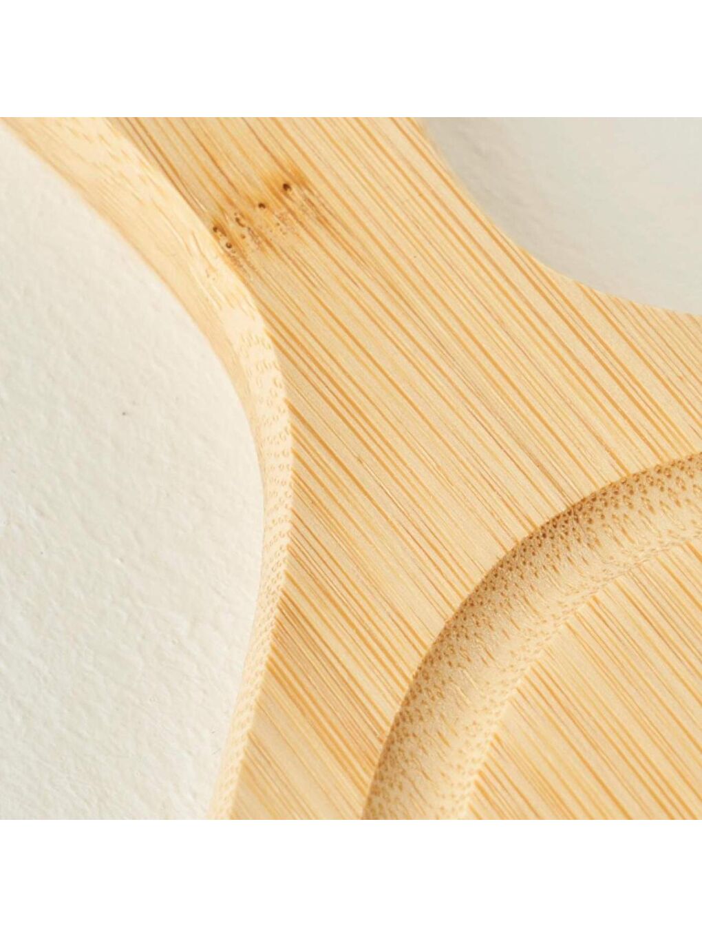 Bej Lia 2'li Bambu Kesme Tahtası Seti Naturel-3