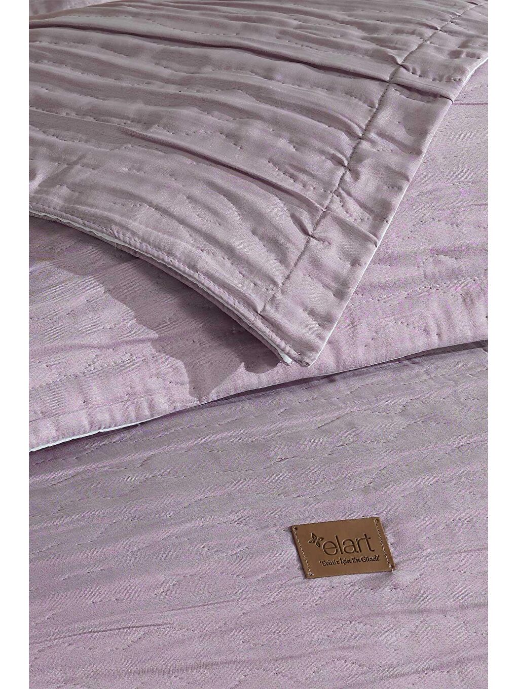 Pembe Yatak Örtüsü Takımı Çift Kişilik Calista Gülkurusu (220x240cm)-2