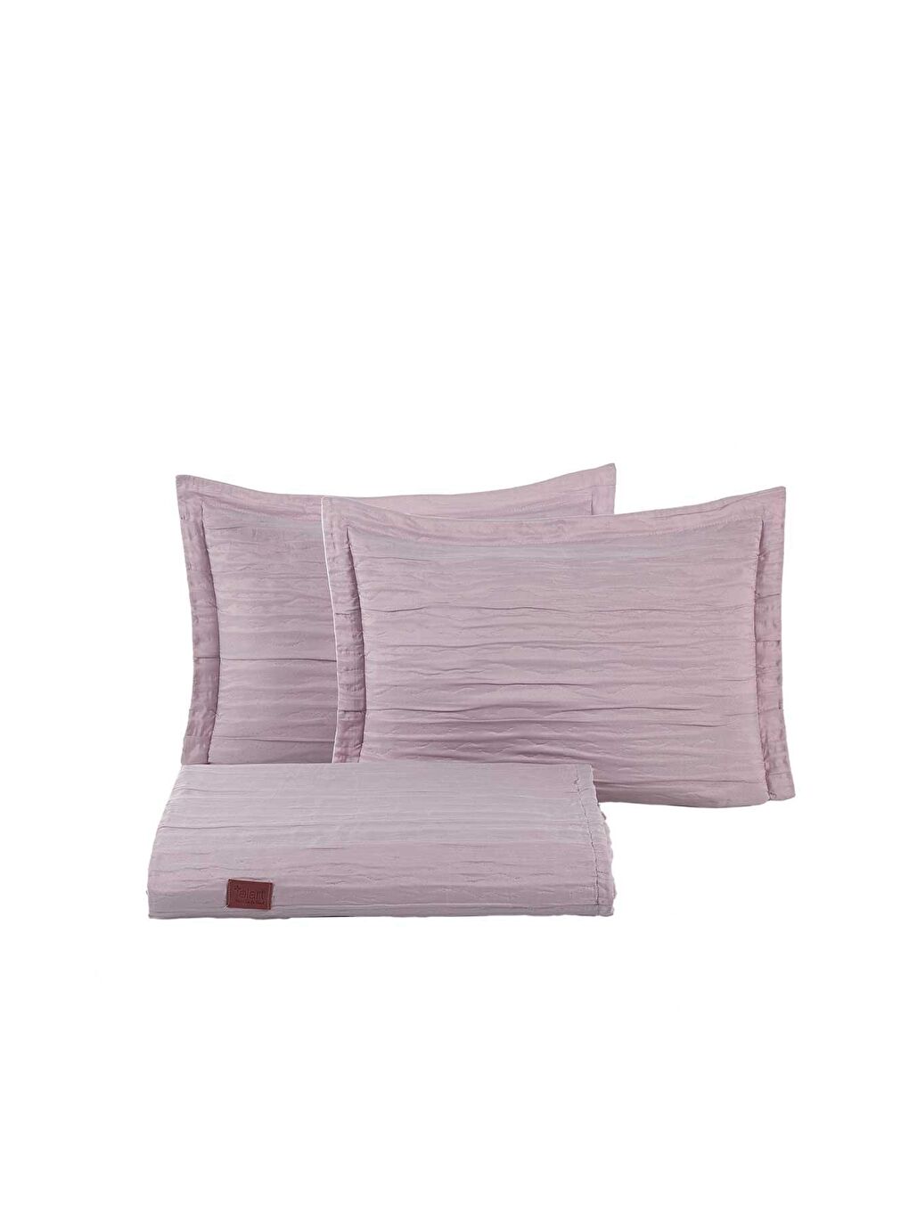 Pembe Yatak Örtüsü Takımı Çift Kişilik Calista Gülkurusu (220x240cm)-3