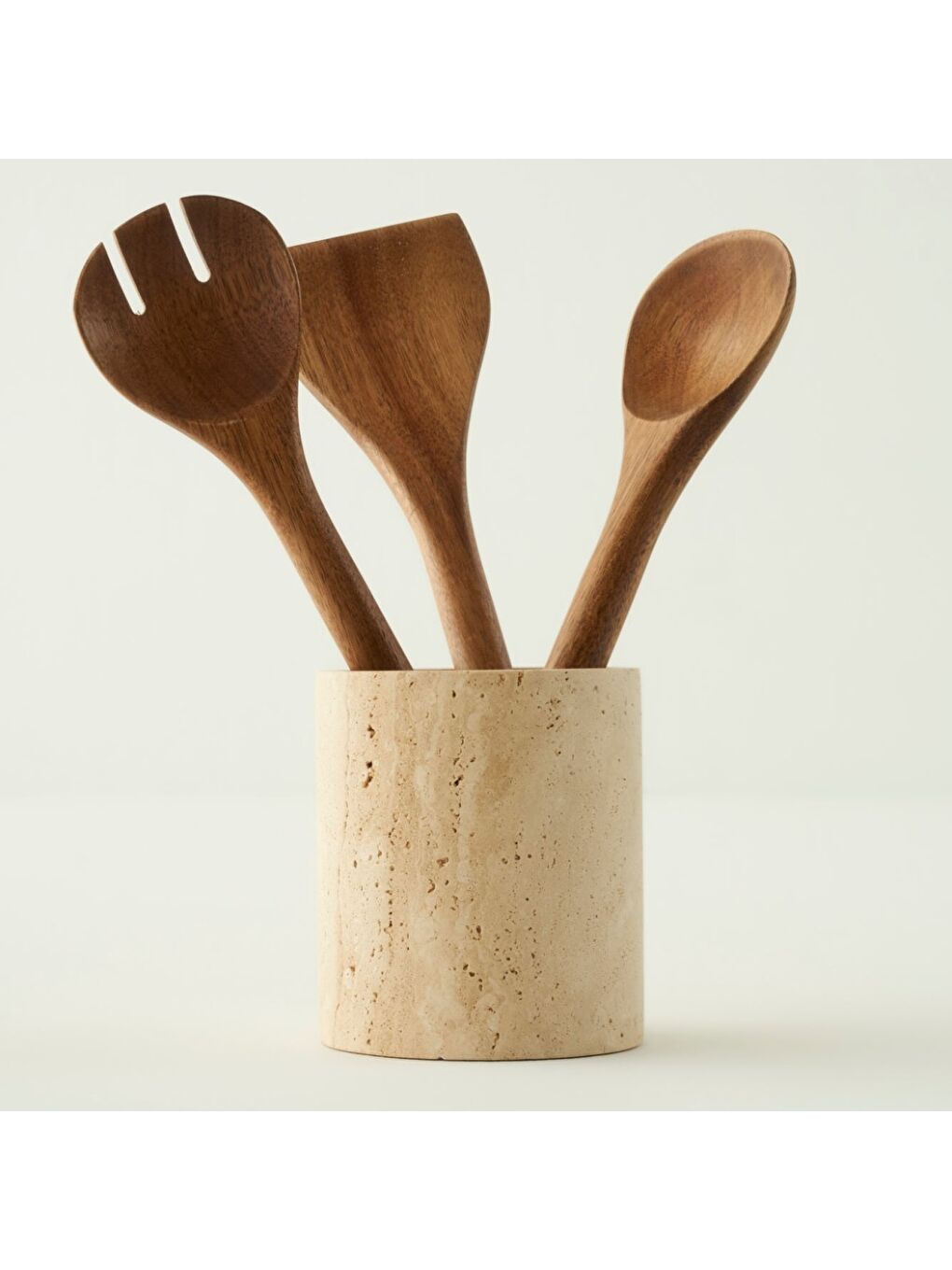 Bej Ephesus Traverten Dik Kaşıklık Naturel (11x13 cm)-1