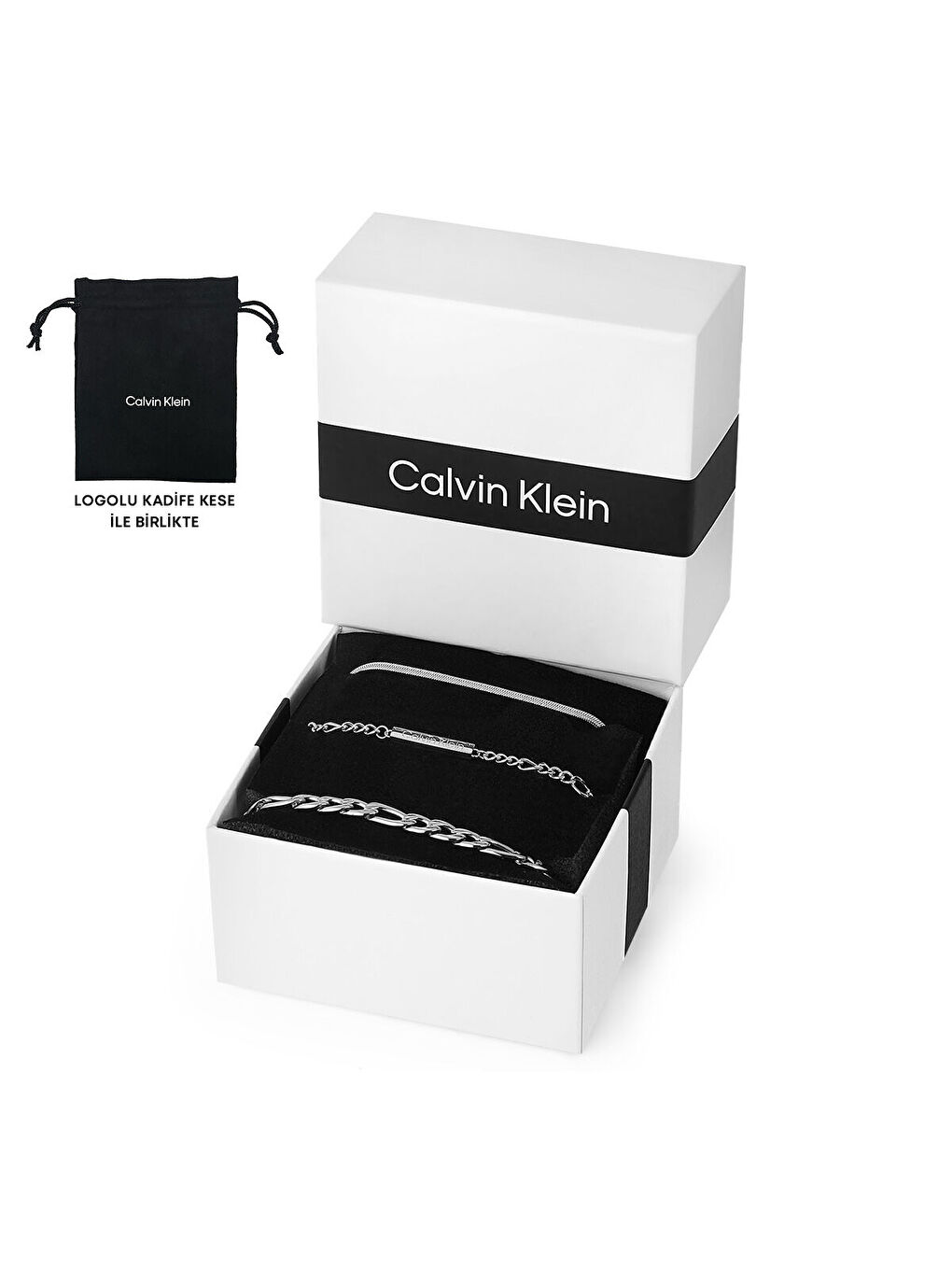 Gri CKJ35700003 Bileklik Seti